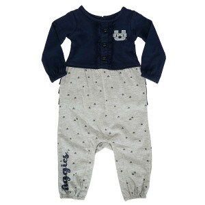 Infant U-State Aggies Two-Toned Romper